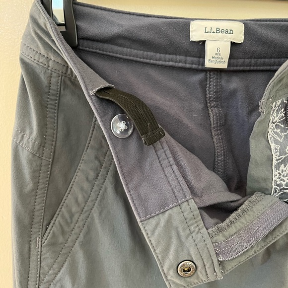 LL Bean Fleece Lined Hiking Pants, Women’s Size 6 Regular - Picture 9 of 15
